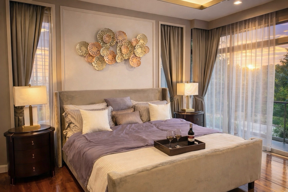 ให้เช่าบ้านลาดกระบัง สุวรรณภูมิ : 🔹Perfect Masterpiece Sukhumvit 77 – Suvarnabhumi🔹	5 Bedrooms, 6 Bathrooms	•	Parking for up to 7 cars •	Corner unit •	Land area: 146.6 sq.wah •	Usable area: 335 sq.m.