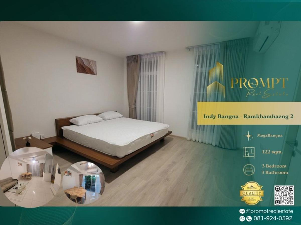For RentHouseBangna, Bearing, Lasalle : IJ04424 - Indy Bangna - Ramkhamhaeng 2 :  อินดี้ บางนา - รามคำแหง 2 :  -