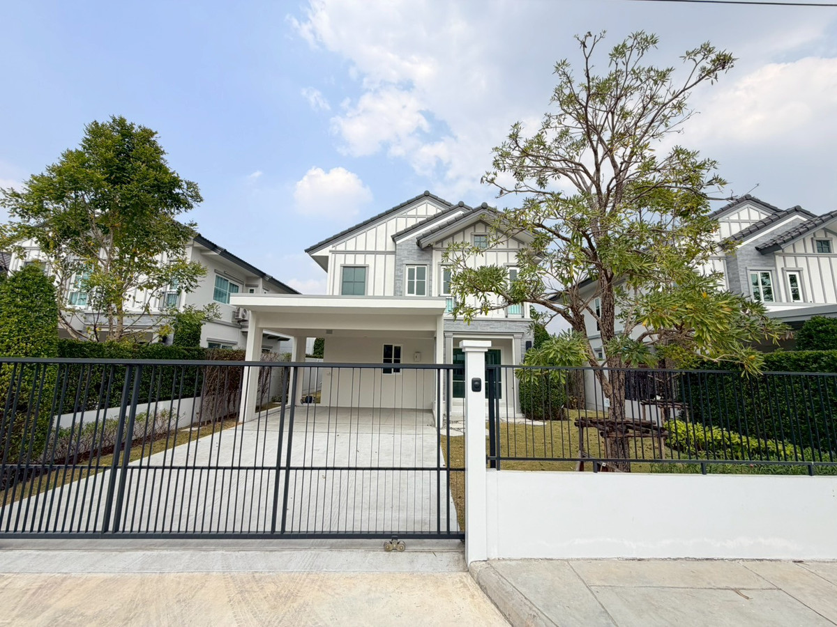 ให้เช่าบ้านบางนา แบริ่ง ลาซาล : ✨Villaggio 3 ศรีนครินทร์-บางนา : พร้อมเข้าอยู่ ตกแต่งสวย เฟอร์นิเจิร์ครบ : ใกล้เมกะบางนา