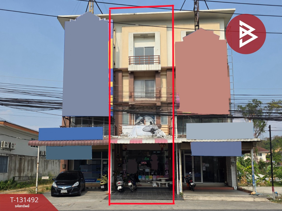 ขายอาคารพาณิชย์ศรีราชา แหลมฉบัง บ้านบึง : ขายอาคารพาณิชย์ เนื้อที่ 25 ตร.วา ศรีราชา ชลบุรี