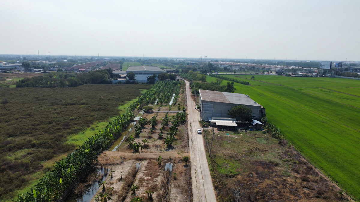 ขายที่ดินนนทบุรี บางใหญ่ บางบัวทอง : ขายที่ดินบางกรวย–ไทรน้อย 418 ตารางวา ซอยสิริฉัตร ถมแล้ว ราคาถูก