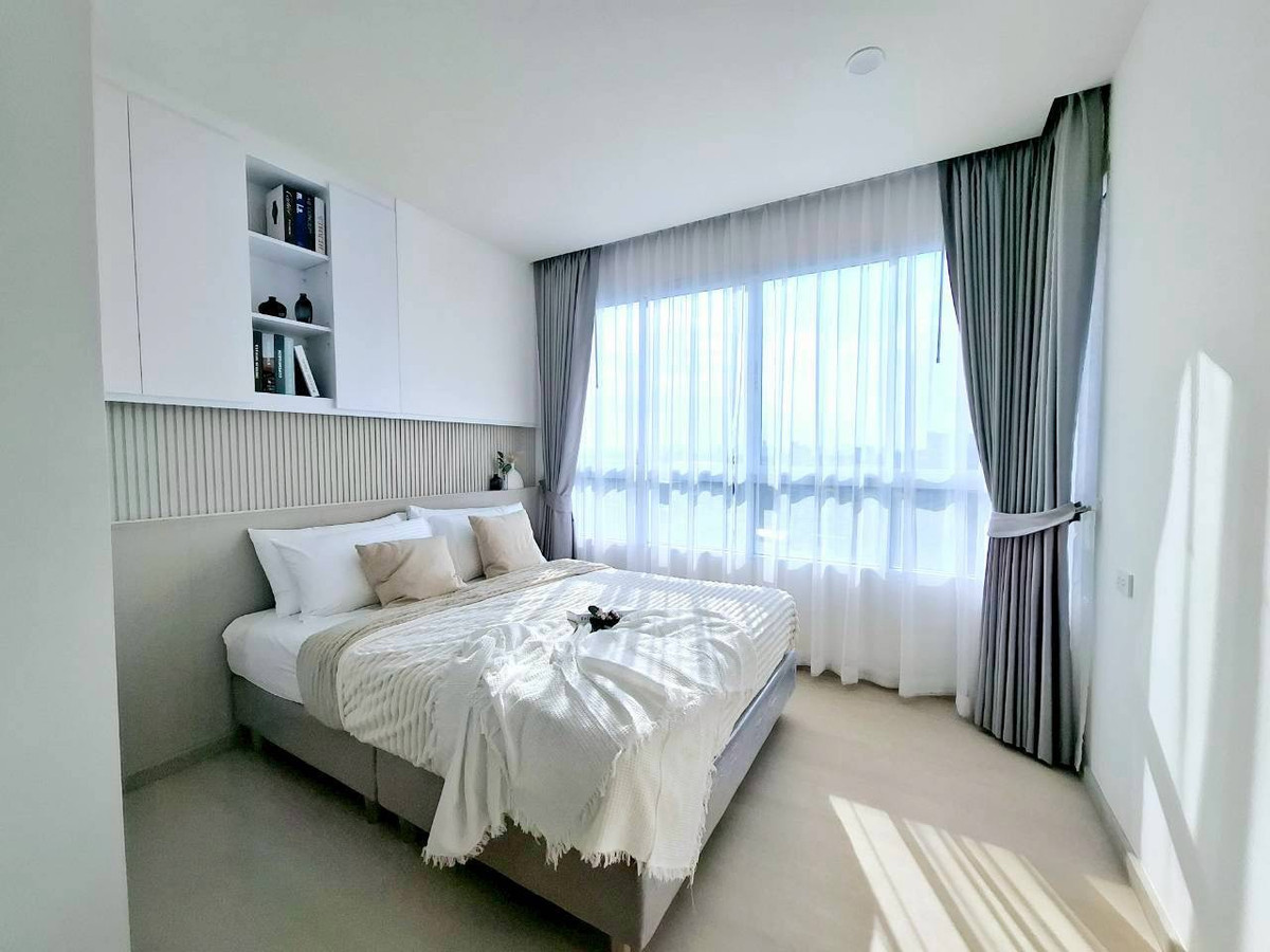 For SaleCondoLadprao101, Happy Land, The Mall Bang Kapi : sell !! Happy Condo Ladprao 101 (Happy Condo Ladprao 101) beautifully decorated with complete furniture, close to the BTS, Lam Sali intersection only 200 meters, kitchen area is proportional.