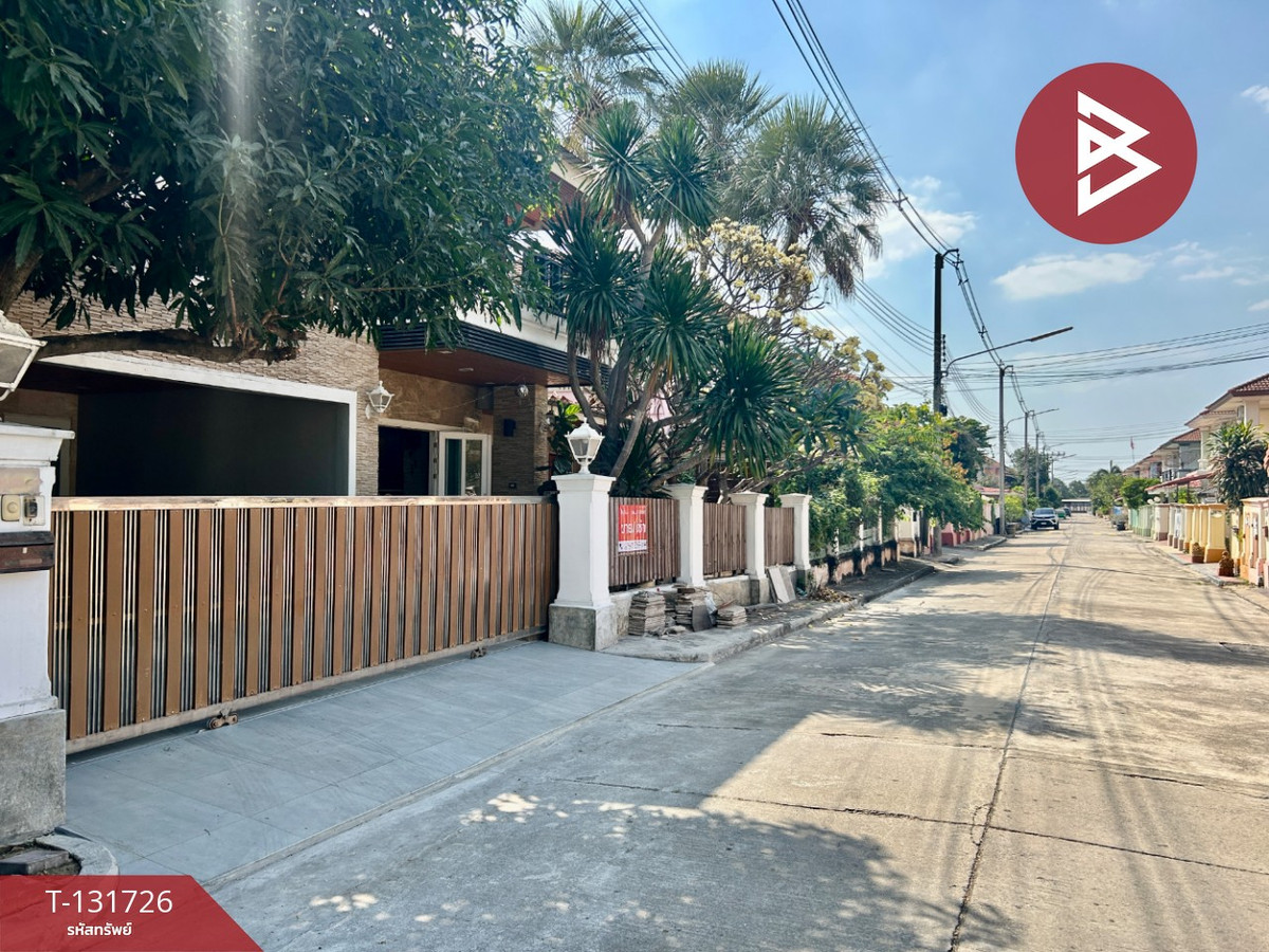 For SaleTownhomePathum Thani,Rangsit, Thammasat : Single house for sale Passorn 2 Village, Rangsit-Khlong 3 (Passorn2 Rangsit-Khlong3), Khlong Luang, Pathum Thani