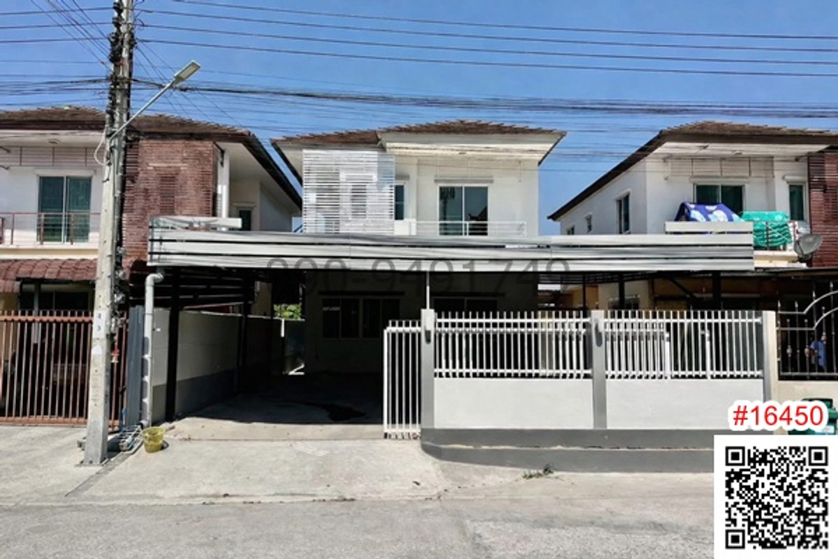 For RentTownhomeLadkrabang, Suwannaphum Airport : Single house for rent, at the entrance of Soi Khum Klao Road 39, near Lat Krabang Industrial Estate.