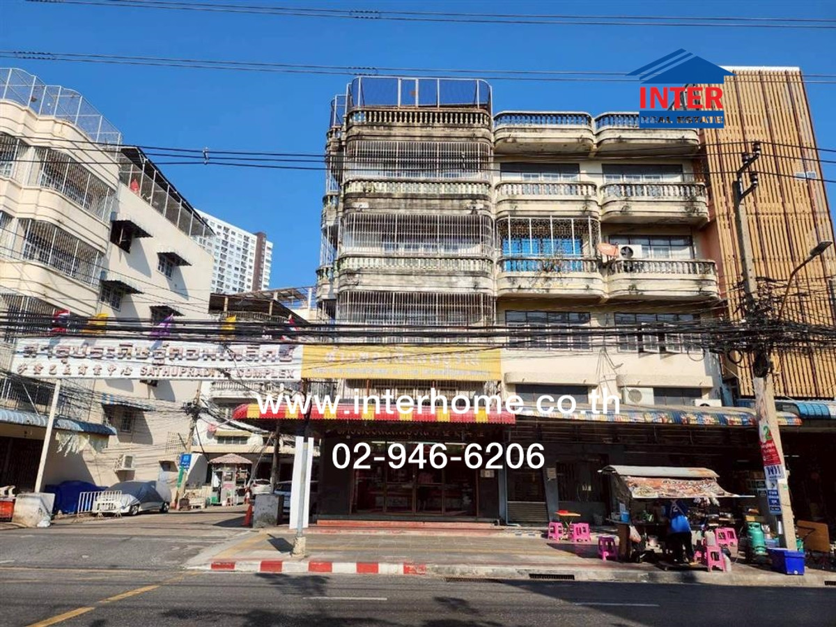 ขายอาคารพาณิชย์พระราม 3 สาธุประดิษฐ์ : อาคารพาณิชย์ 4.5 ชั้น 18 ตร.ว. อาคารพาณิชย์ สาธุประดิษฐ์ คอมเพล็กซ์ ใกล้เซ็นทรัลพระราม3 ซอยสาธุประดิษฐ์37 ถนนสาธุประดิษฐ์ ถนนพระราม3 เขตยานนาวา กรุงเทพมหานคร