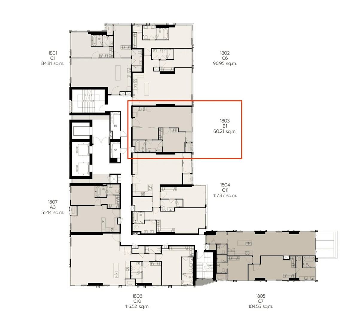 ขายดาวน์คอนโดสีลม ศาลาแดง บางรัก : 1BD+ ขายดาวน์ ROMM Convent