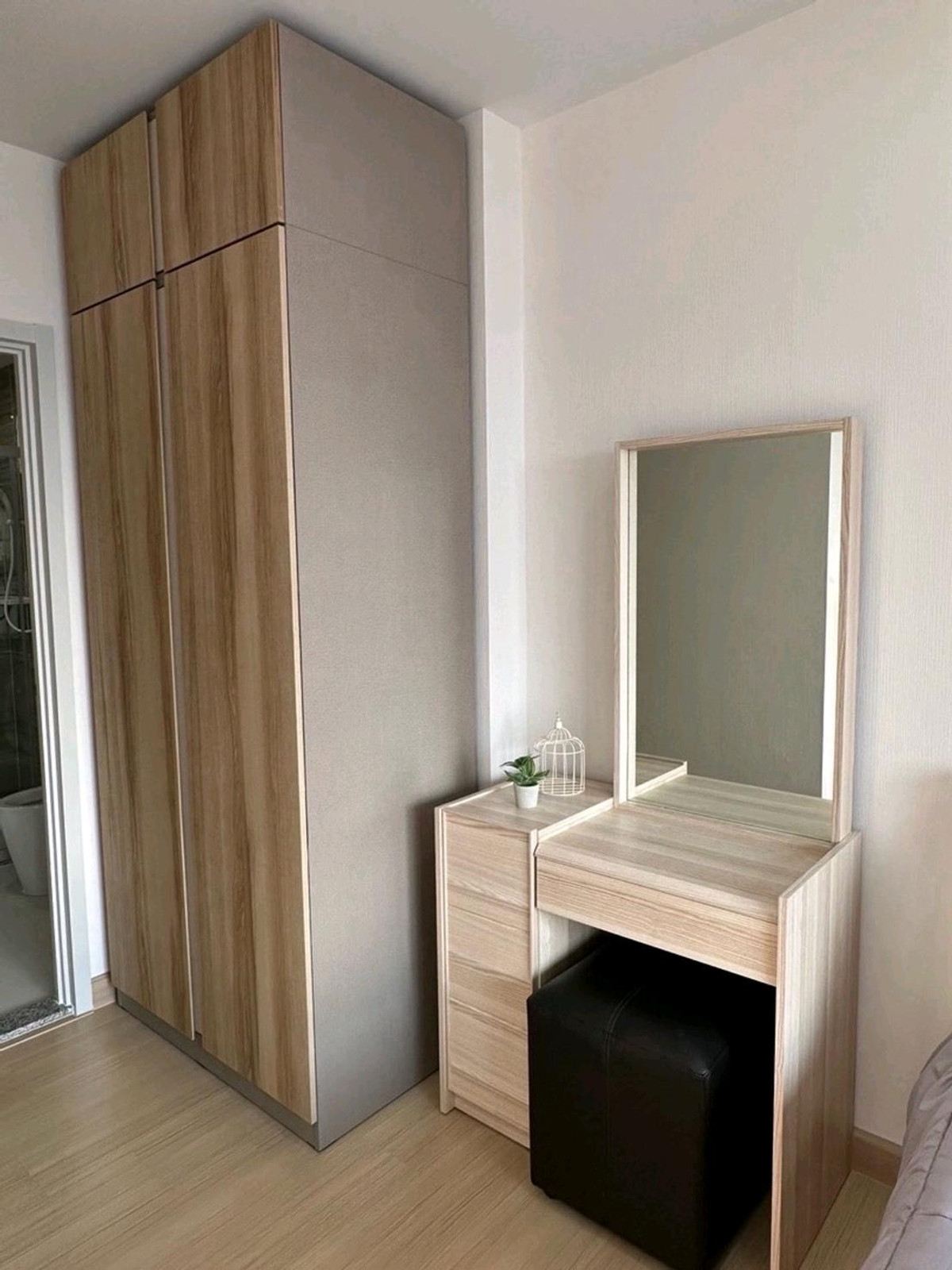 For RentCondoRamkhamhaeng, Hua Mak : Beautiful room, high floor, available for rent, 1 bedroom, 1 bathroom, Supalai Veranda Ramkhamhaeng.