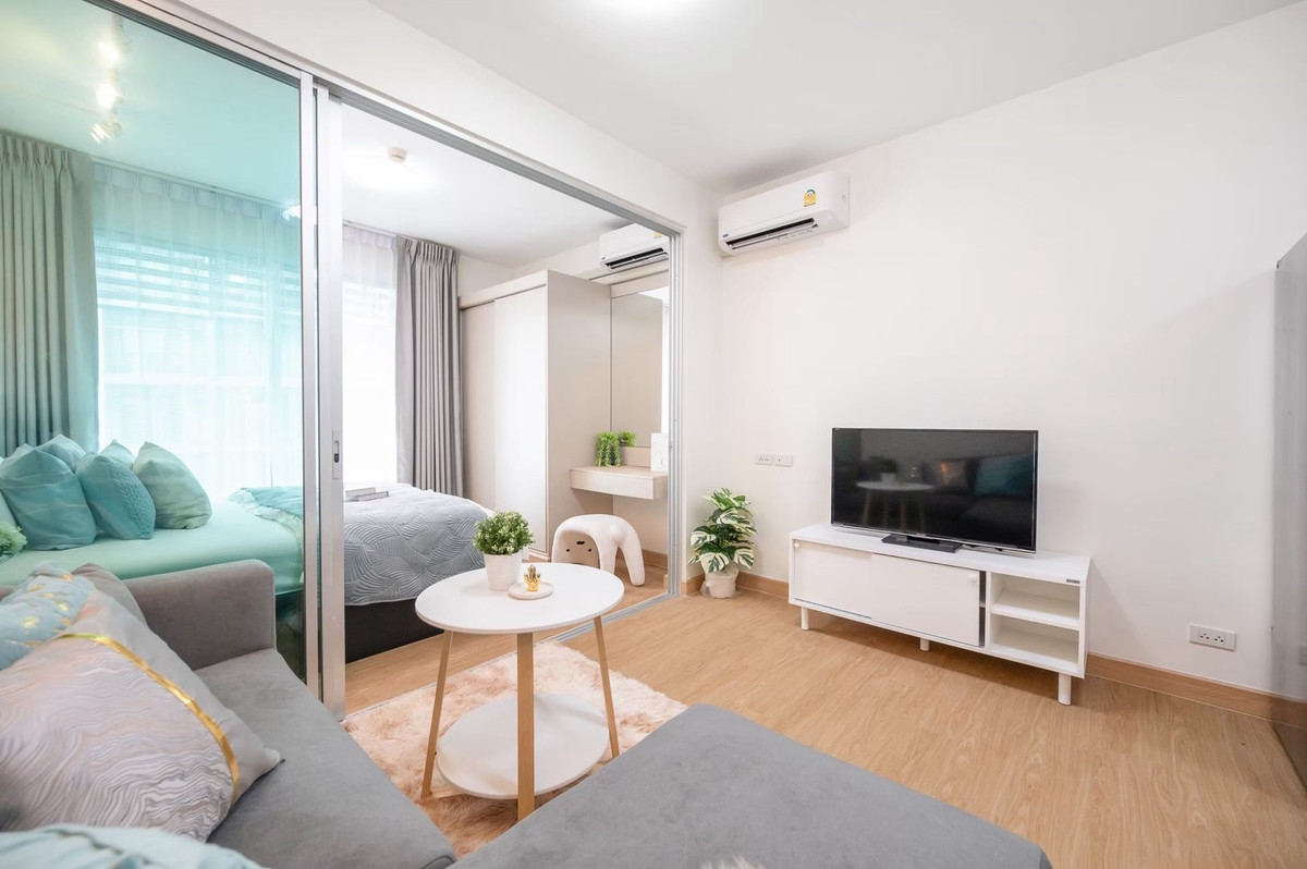 ให้เช่าคอนโด : ให้เช่า ห้อง 28 ตรม. โครงการ A Space Me Sukhumvit 77 มีรถตู้รับส่ง BTS อ่อนนุช