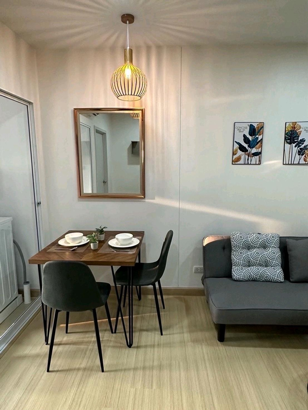 For RentCondoRamkhamhaeng, Hua Mak : Beautiful room, high floor, available for rent, 1 bedroom, 1 bathroom, Supalai Veranda Ramkhamhaeng.