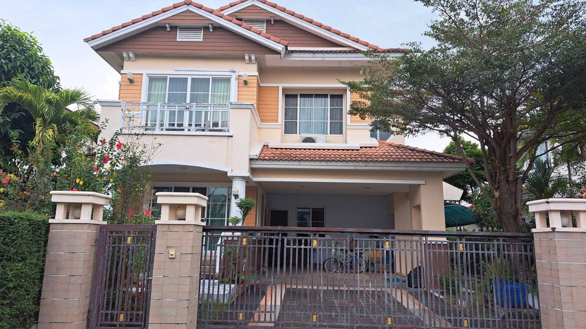 ขายบ้านมีนบุรี-ร่มเกล้า : 86ตรว 3นอน3น้ำ บ้านเดี่ยว 2 ชั้น นันทวัน รามคำแหง