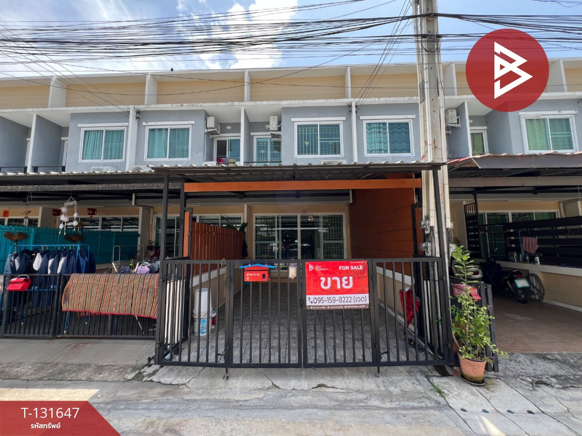 For SaleTownhomePattaya, Bangsaen, Chonburi : Townhouse for sale Mueang Thong Village, Chonburi
