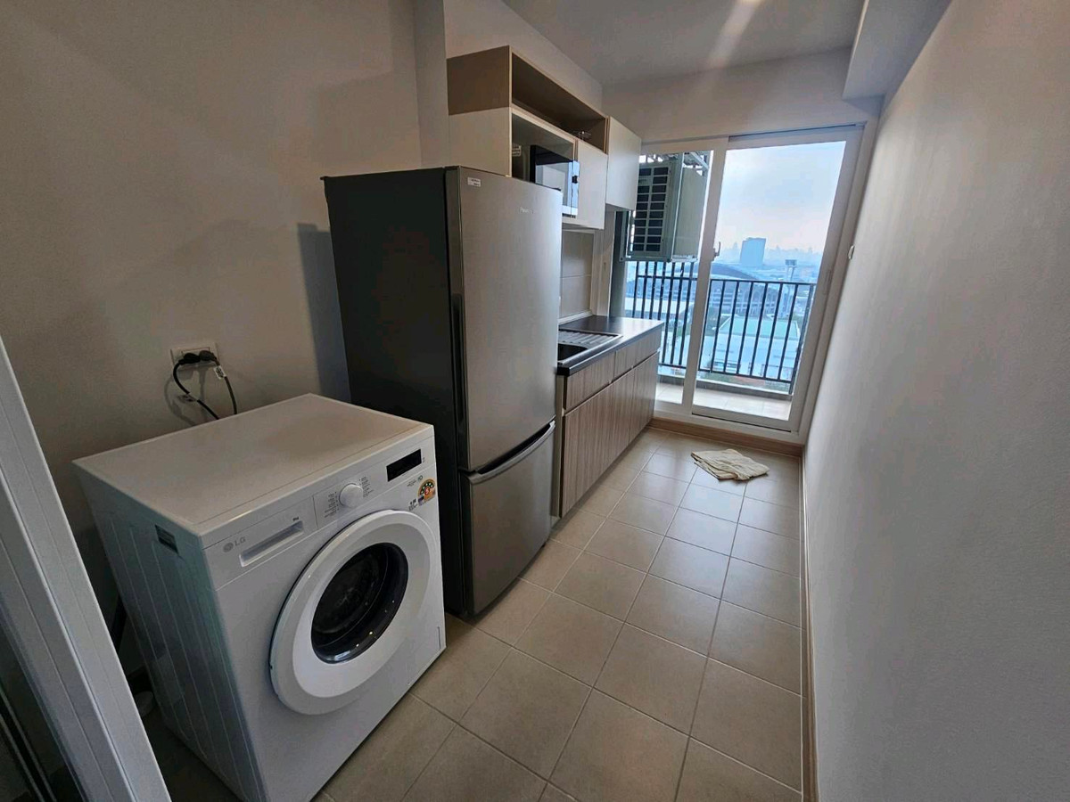 For RentCondoRamkhamhaeng, Hua Mak : Beautiful room, high floor, for rent, 1 bedroom, 1 bathroom, Supalai Veranda Ramkhamhaeng.