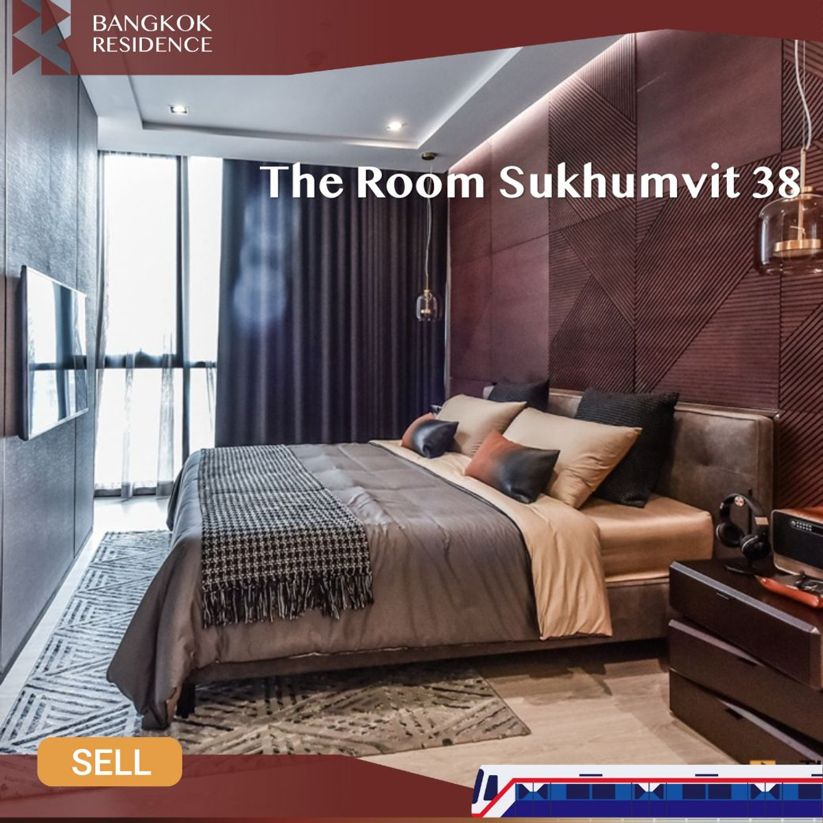 ขายคอนโดสุขุมวิท อโศก ทองหล่อ : 🔥 Ready to Move! ห้องสวย The Room Sukhumvit 38 ใกล้ Bts ทองหล่อ