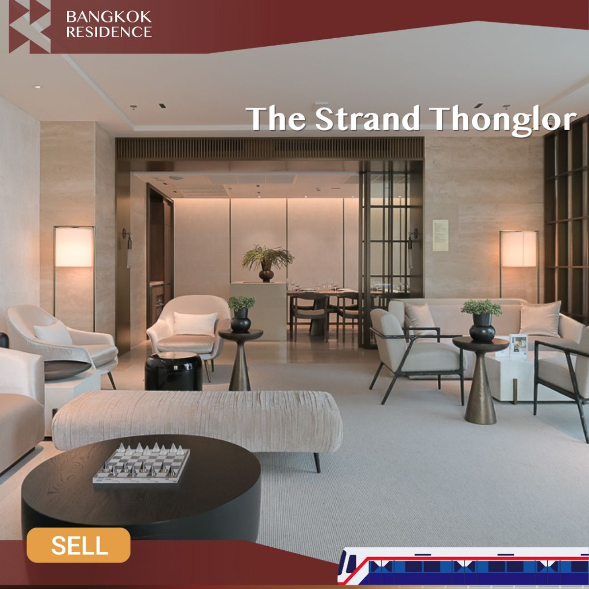 For SaleCondoSukhumvit, Asoke, Thonglor : 💎Exclusive Unit Available - The Strand Thonglor 🚆 near Bts Thonglo