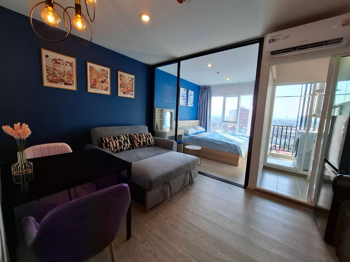 ให้เช่าคอนโดบางนา แบริ่ง ลาซาล : OMG906  ห้องใหม่ มือ 1 แต่งครบ [ รีเจ้นท์โฮม บางนา ] ว่างพร้อมอยู่  13 ก.พ. 69