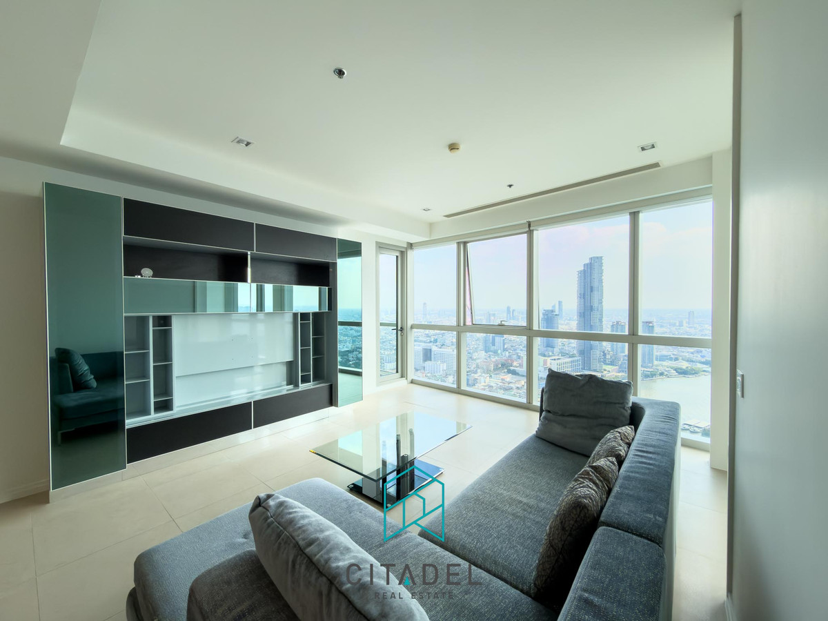 For RentCondoWongwianyai, Charoennakor : The River by Raimon Land - High Floor 2 Beds Condo for Rent!