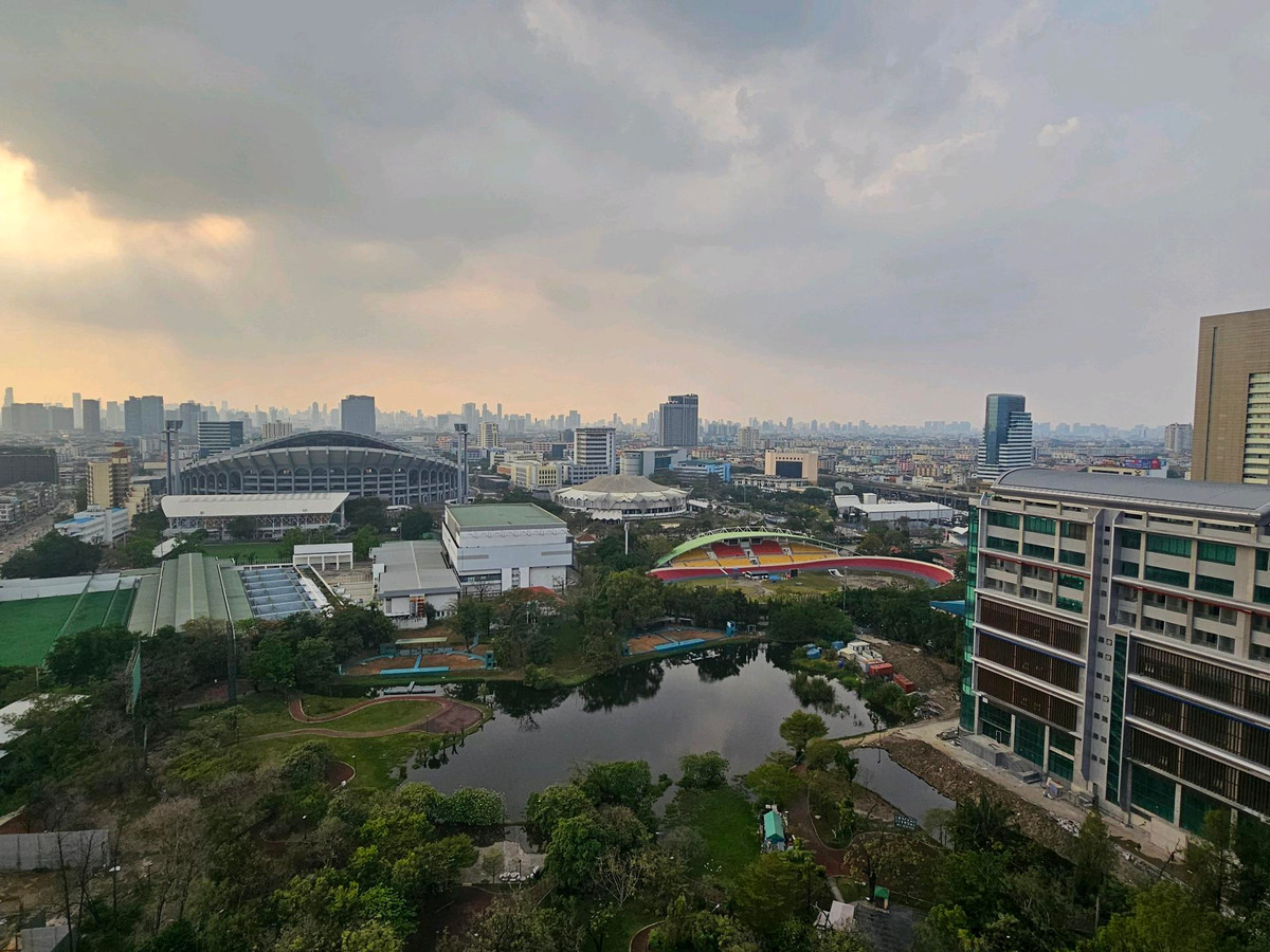 For RentCondoRamkhamhaeng, Hua Mak : Beautiful room, beautiful view, for rent, 2 bedrooms, 2 bathrooms, Supalai Veranda Ramkhamhaeng.