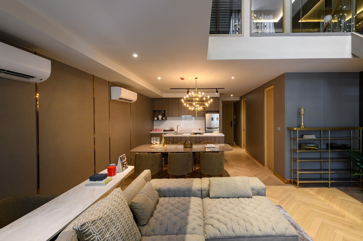 ขายคอนโดสุขุมวิท อโศก ทองหล่อ :  คอนโด Duplex 2 ห้องนอน ที่โครงการ S47 สุขุมวิท 47 , Contact 062-496-6454