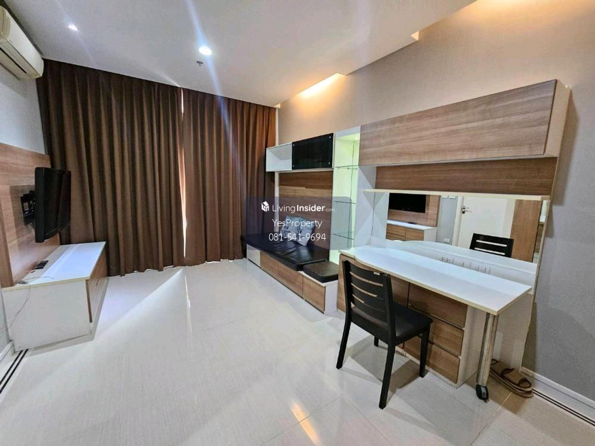 ให้เช่าคอนโดพระราม 9 เพชรบุรีตัดใหม่ RCA : ห้องใหญ่ วิวดี ติดวอลล์ใหม่ ปล่อยเช่าถูก เช่า 1 ห้องนอน 1 ห้องน้ำ ทีซี กรีน พระราม 9