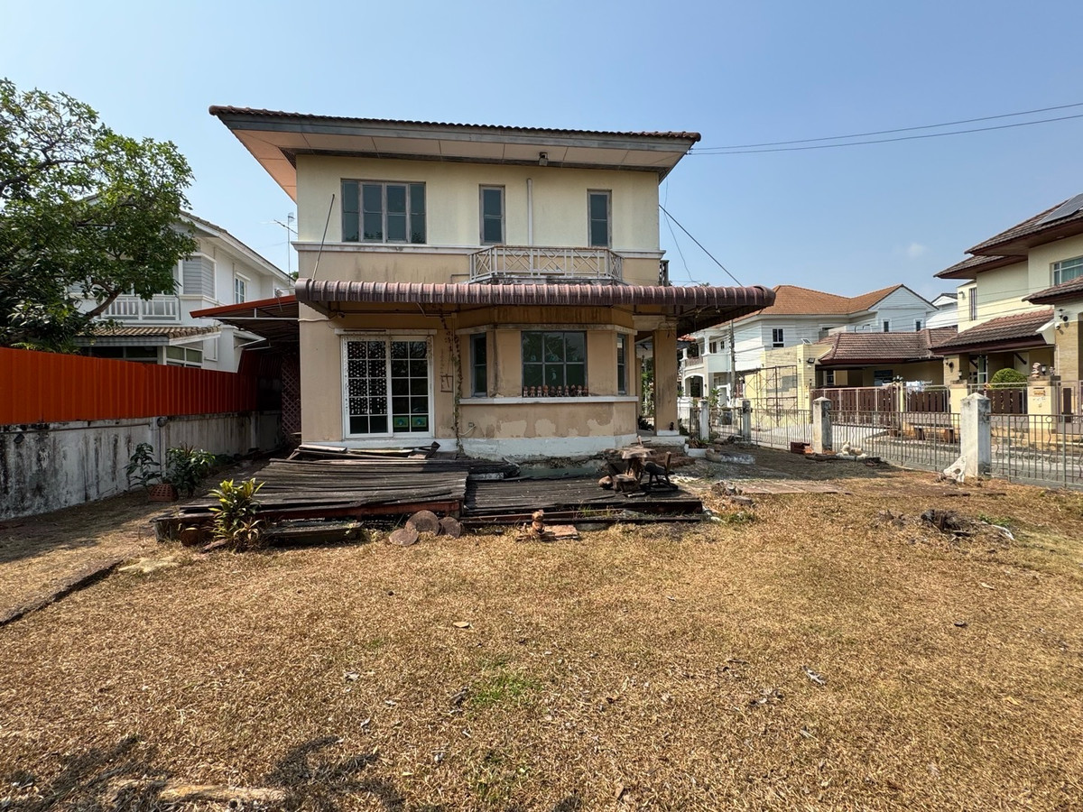 ขายบ้านสมุทรปราการ สำโรง : ขาย ชัยพฤกษ์ บางปลา หลังมุม หน้าสวน ที่ดิน 93 ตรว 