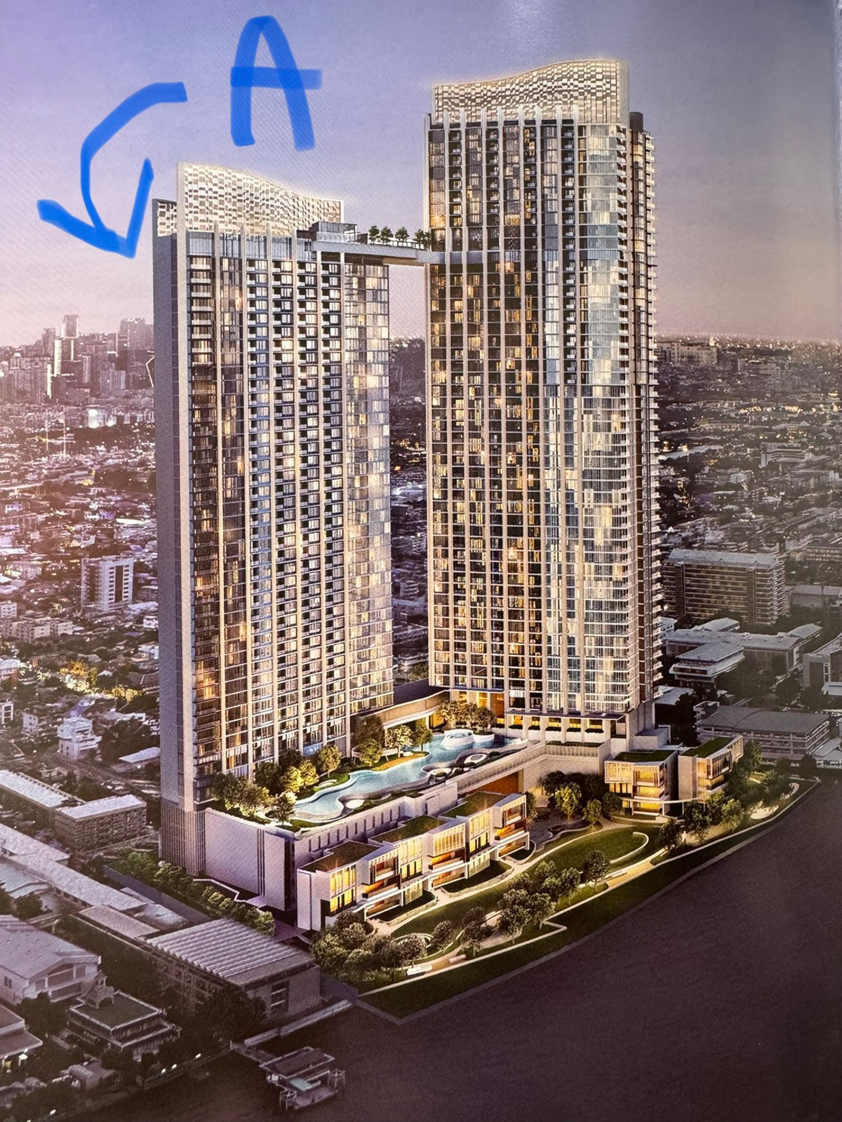 Sale DownCondoRama 8, Samsen, Ratchawat : Sale down payment date and time at Chao Phraya, Building A, river view, Floor 17A05