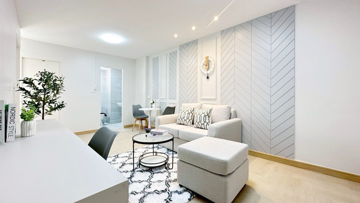 For SaleCondoKaset Nawamin,Ladplakao : ✨💭 Whose fortune is this? 2 Sleeping in the Lat Phrao area. But the price is very good. Near the Green Line, CDC, The Walk | Montienthip Condo