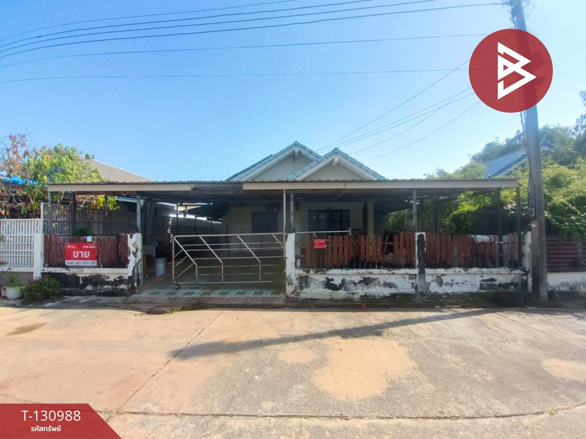 For SaleHouseSamut Songkhram : Single house for sale Saen Suk Village, area 52.1 square meters, Samut Songkhram