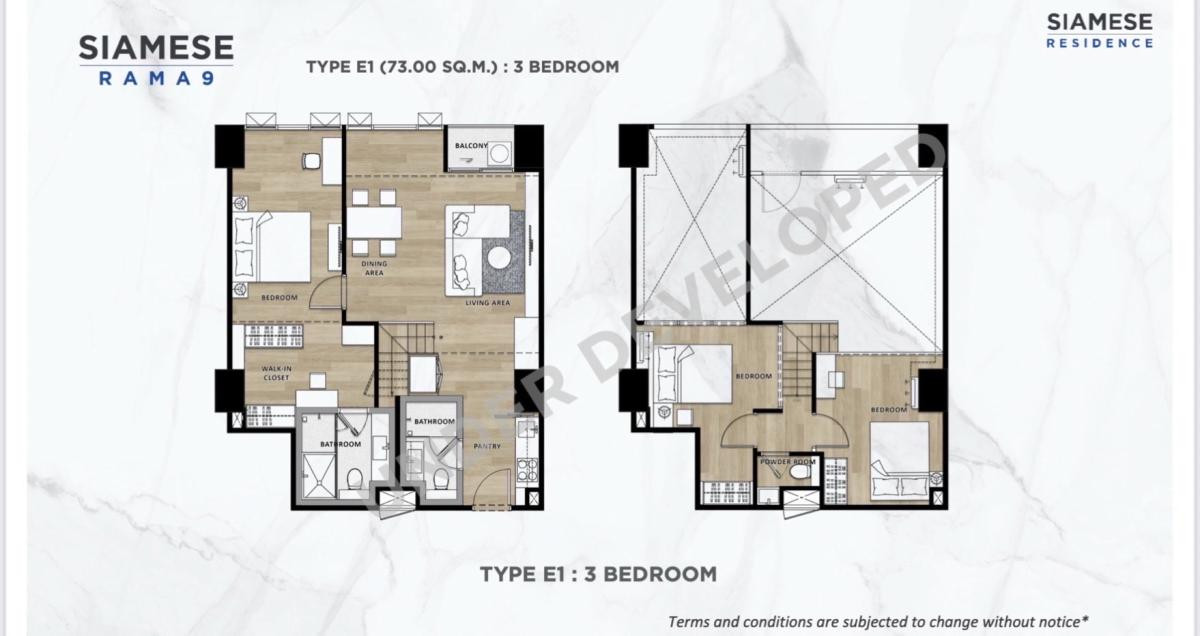 For SaleCondoRama9, Petchburi, RCA : Siamese Rama 9 / 3 Duplex (FOR SALE), Siamese Rama 9 / 3 Duplex (For Sale) LD003