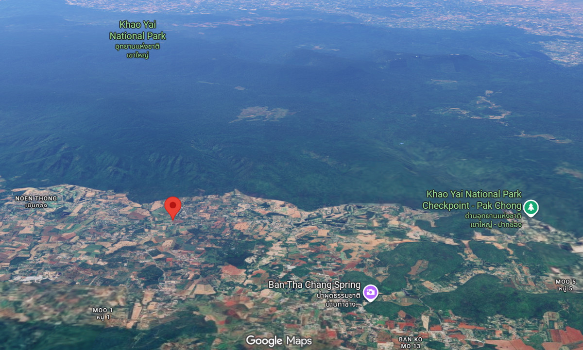 For SaleLandPak Chong KhaoYai : Beautiful plot of land for sale, good atmosphere, Pak Chong, Khao Yai, area 128 square meters, suitable for building a house.