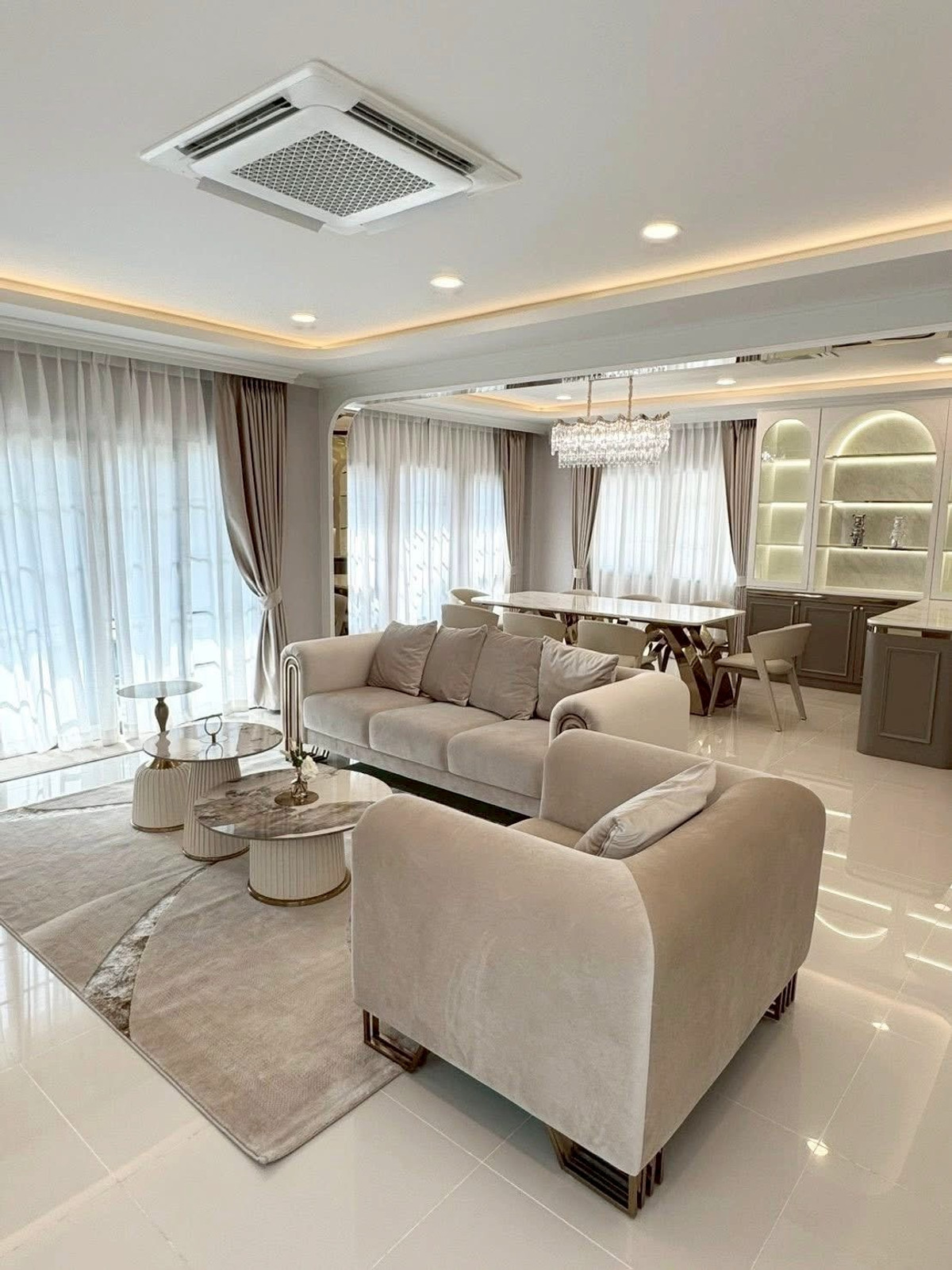 For RentHouseBangna, Bearing, Lasalle : ✨ [𝐅𝐎𝐑 𝐑𝐄𝐍𝐓] Brand new detached house. No one has ever moved in! Beautiful built-in decoration With garden area next to the house Near the club house