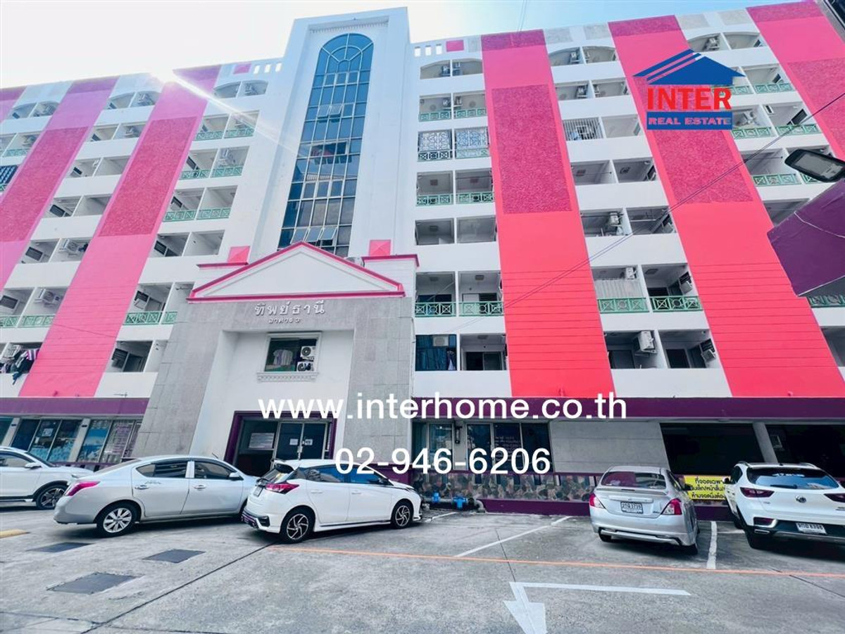 For SaleCondoBangna, Bearing, Lasalle : Condominium 31 sq m. Thip Thani Residence Soi Ong Iam. Bangna Trad Road 32, Bangna Road, Phra Khanong District, Bangkok