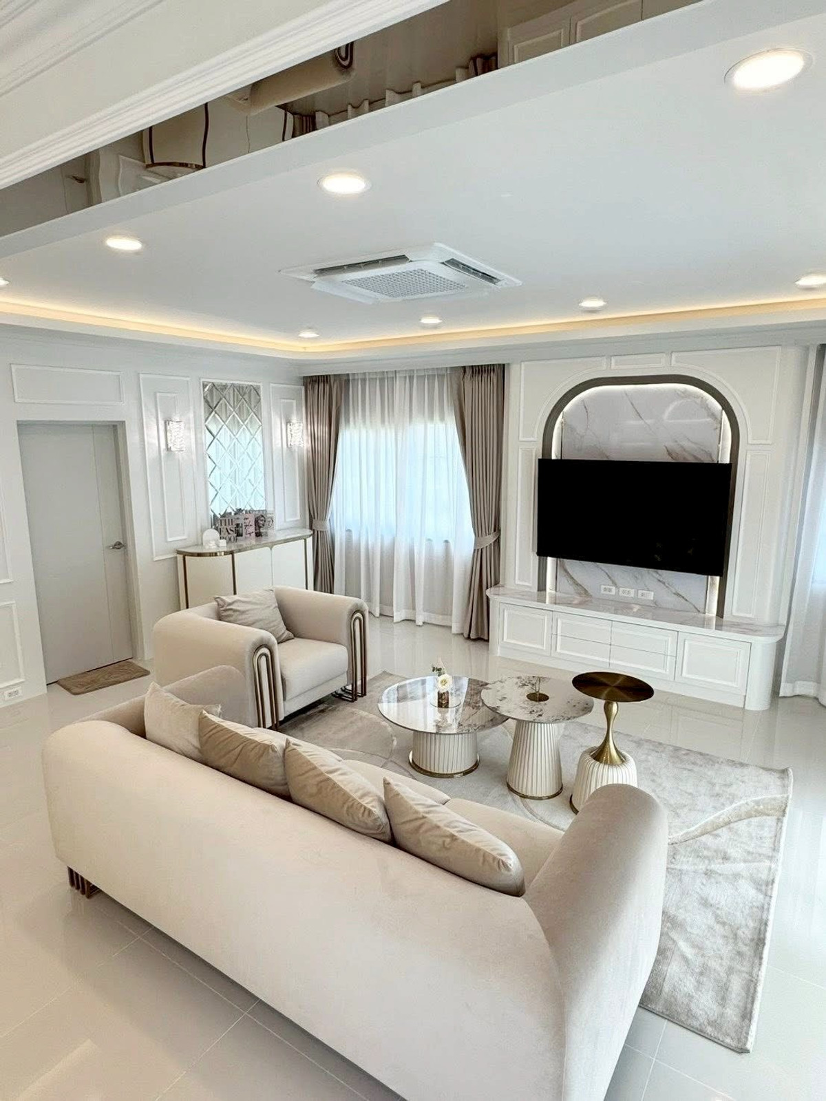 For RentHouseBangna, Bearing, Lasalle : ✨ [𝐅𝐎𝐑 𝐑𝐄𝐍𝐓] Brand new detached house. No one has ever moved in! Beautiful built-in decoration With garden area next to the house Near the club house
