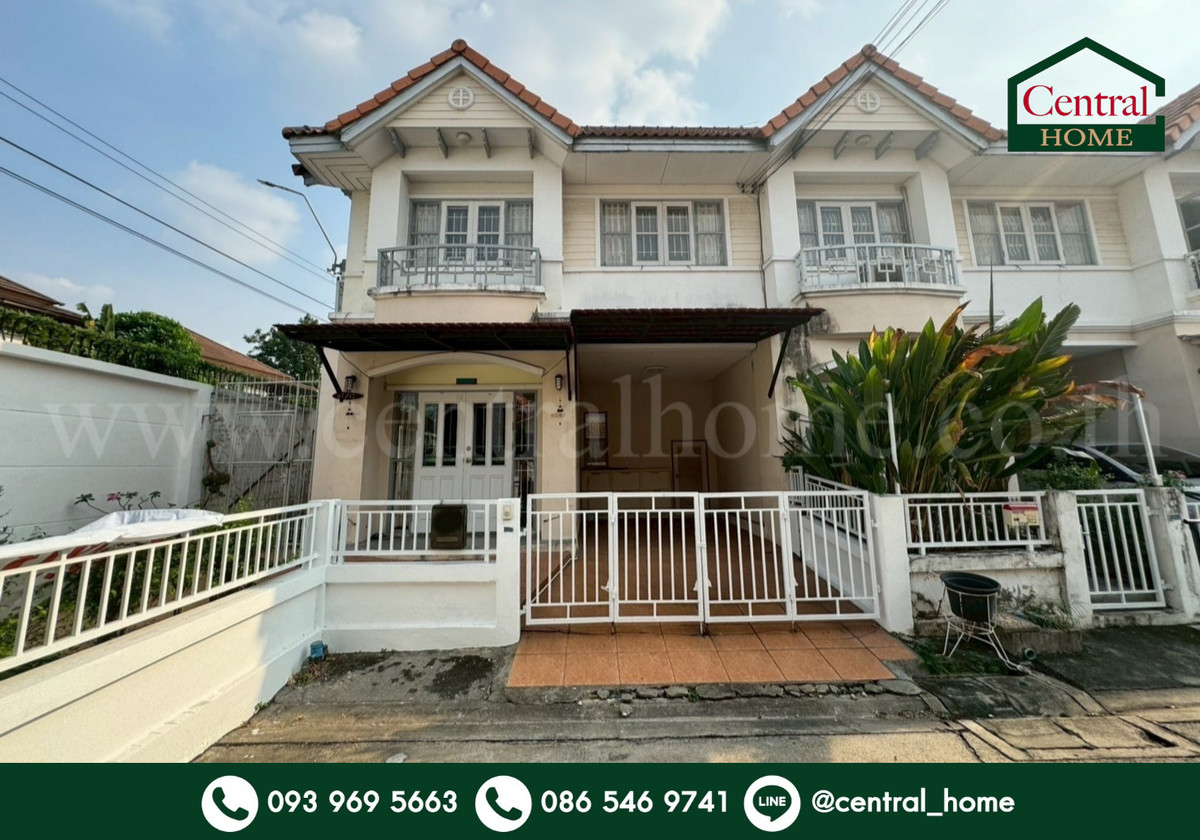 For SaleTownhomeNonthaburi, Bang Yai, Bangbuathong : Townhouse Baan Piamsuk Ngamwongwan 23 - Soi Wat Bua Khwan, behind the edge, good location.