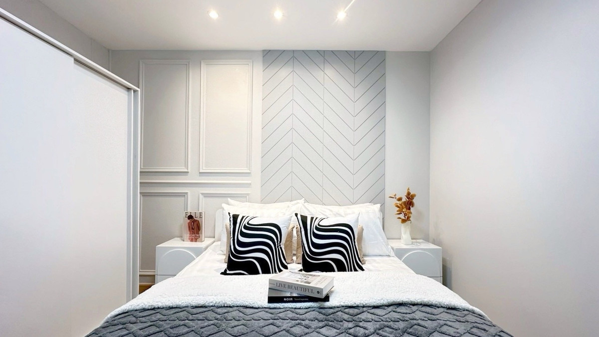 For SaleCondoKaset Nawamin,Ladplakao : ✨📌 Beautiful, out of reservation, in the heart of Lat Phrao, near PK21 Watcharapol, CDC, The Walk, 2 bedrooms, fully furnished | Montienthip Condo