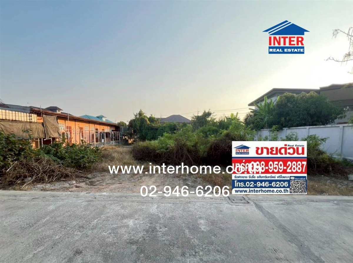 For SaleLandMahachai Samut Sakhon : Vacant land 180 sq m. land, Soi Suan Som, Rama 2 Road, Bang Pla Road, Mueang Samut Sakhon, Samut Sakhon