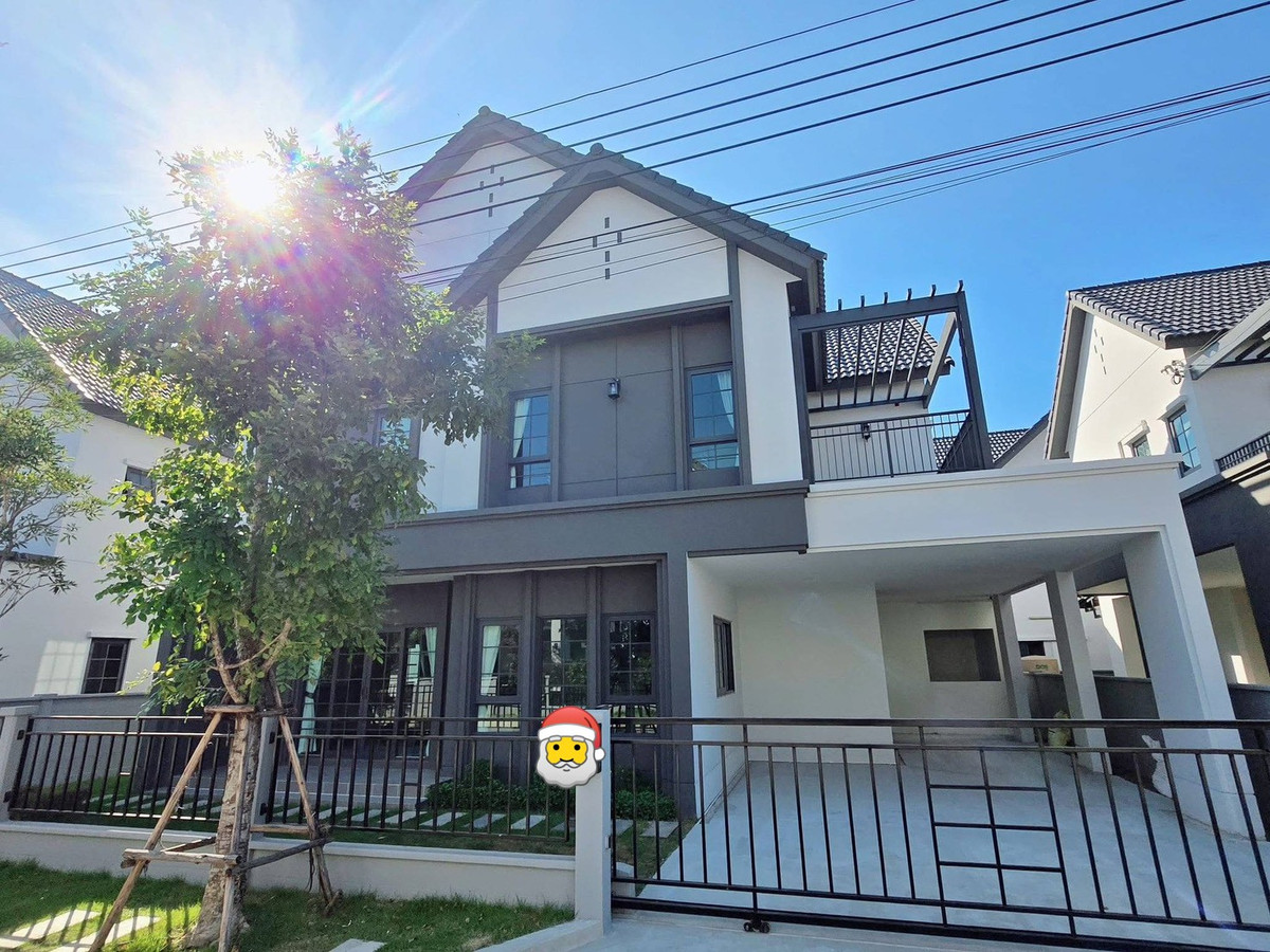 HouseBangna, Bearing, Lasalle : 🏡 For sale/rent, luxury detached house CENTRO BANGNA - Centro Bangna, 4 bedrooms, 5 bathrooms, large house, complete functions, potential location near Mega & Suvarnabhumi
