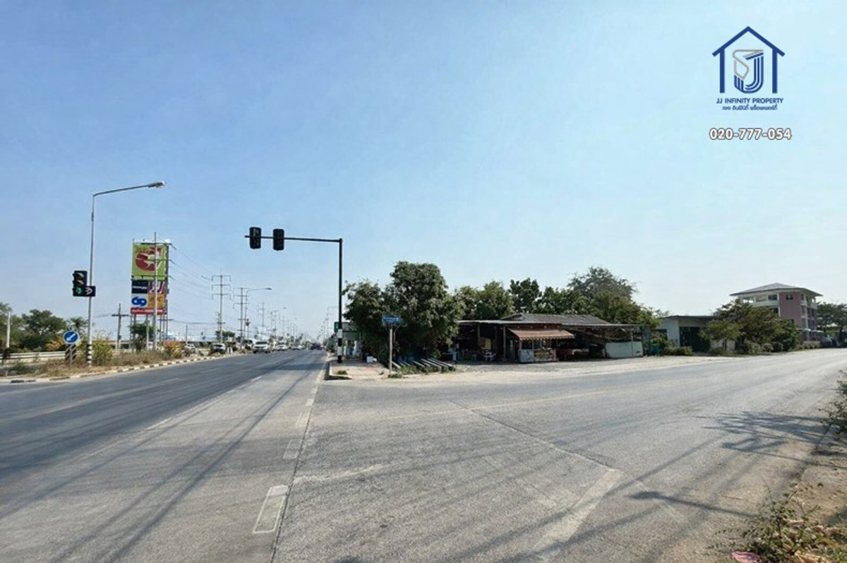 ขายที่ดินนนทบุรี บางใหญ่ บางบัวทอง : ขายที่ดินถมแล้ว 196 ตารางวา ติดถนนบางกรวย–ไทรน้อย หน้ากว้าง 30 เมตร ตรงข้ามBig C