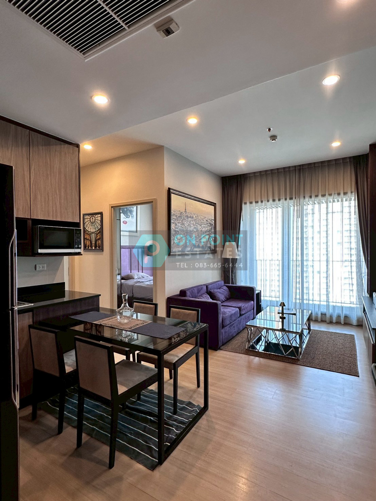 For RentCondoRama9, Petchburi, RCA : The Capital Condo : Ekamai -Thonglor for Rent 2 Bedrooms 2 Bathrooms 