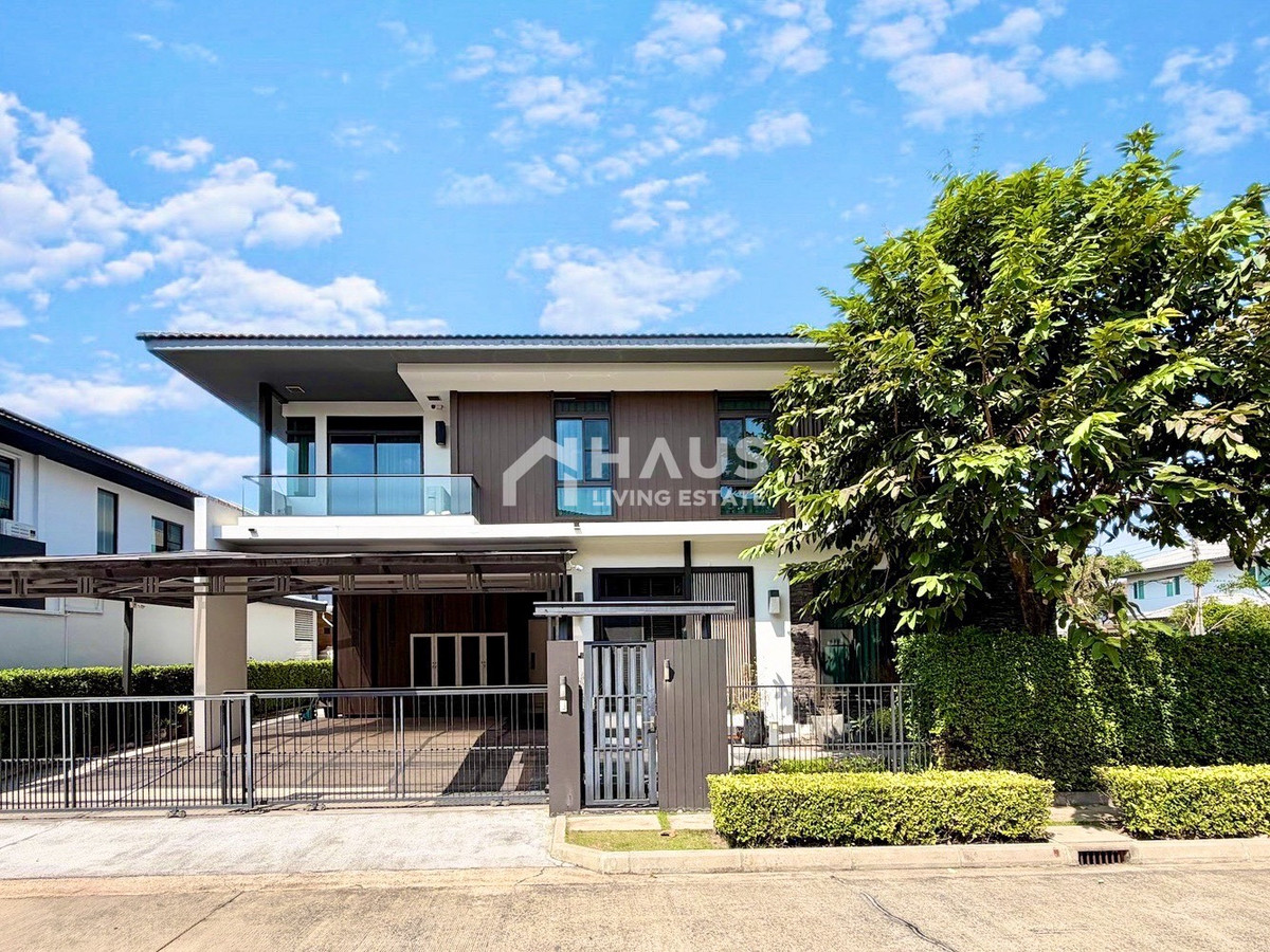 For SaleHouse : ถูกที่สุดในโครงการ บ้าน 100 ตารางวา หลังมุม มีพื้นที่สำหรับต่อเติม 🔥 ขายบ้านเดี่ยว มัณฑนา กัลปพฤกษ์ - วงแหวน 🔥 Mantana Kalapapruek - Wongwaen / 4 ห้องนอน #HKCP040