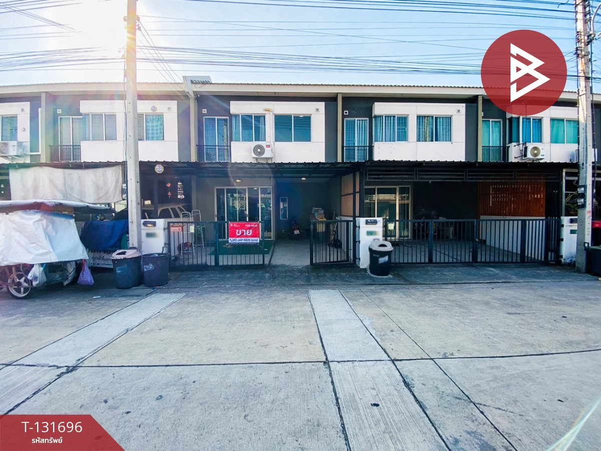 ขายทาวน์โฮมมหาชัย สมุทรสาคร : ขายทาวน์เฮ้าส์ หมู่บ้านพฤกษา127 เศรษฐกิจ-พระราม2 นาดี สมุทรสาคร