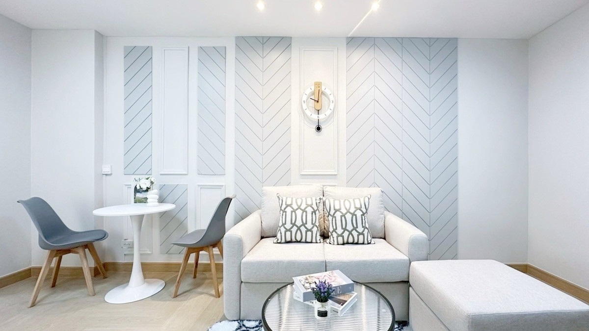 For SaleCondoKaset Nawamin,Ladplakao : [Montienthip Condotown] 2 bedrooms, sincere, fully furnished, very cheap price. Location in the heart of Lat Phrao-Sukonthasawat Connects to many main roads, near PK21 Watcharaphon, CDC, The Walk Kaset-Nawamin.