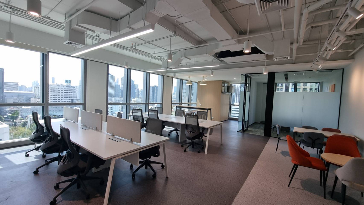 For RentOfficeRama9, Petchburi, RCA : Office for Rent (Fully decorated with furniture) – Rama 9 Area | Near MRT Rama 9