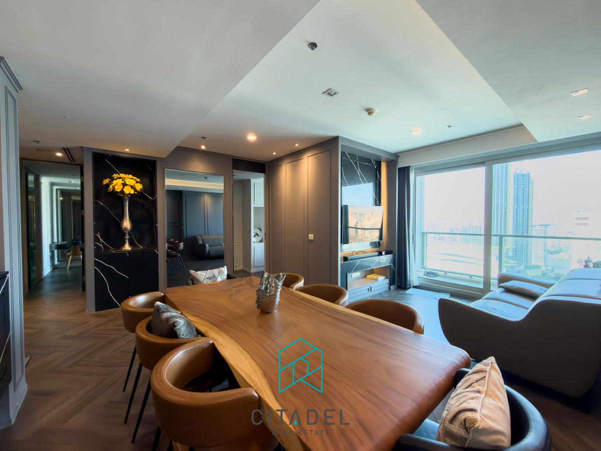 For RentCondoWongwianyai, Charoennakor :  The River by Raimon Land - High Floor, Luxury 2 Beds Condo for Rent Facing IconSiam!