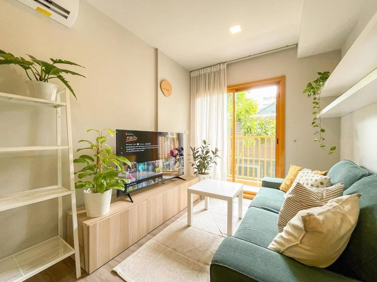 For RentCondoOnnut, Udomsuk : For rent, The base sukhumvit 50, 2nd floor, size 32 sq m, price 16,000 baht🔥