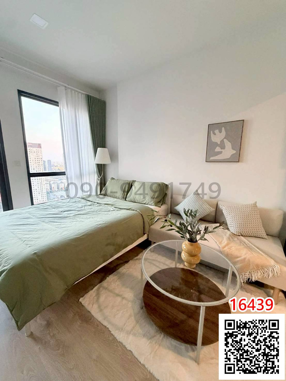 For RentCondoRama9, Petchburi, RCA : Condo for rent: The Tree Phatthanakan - Ekkamai, 26th floor, high, beautiful view, near ARL Ramkhamhaeng.