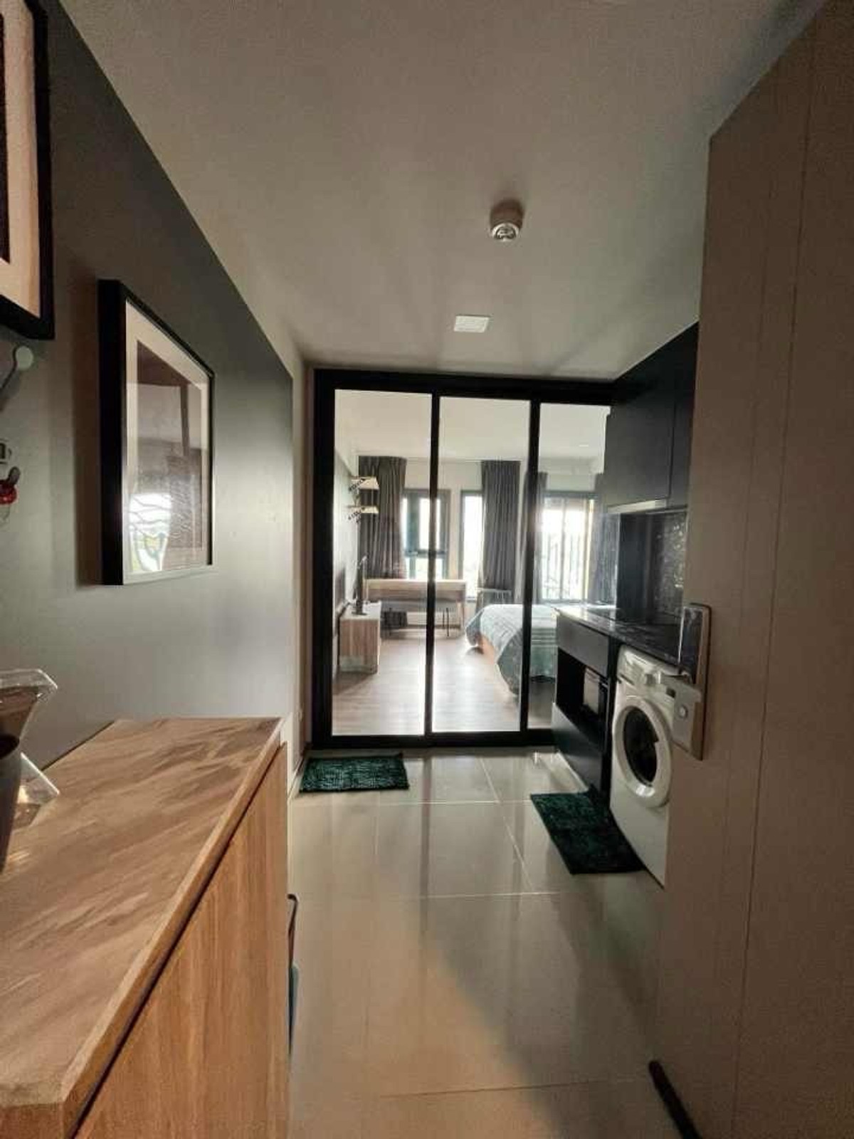 For RentCondoOnnut, Udomsuk : For rent, The base sukhumvit 50, 5th floor, size 26 sq m, price 11,000 baht, near BTS On Nut