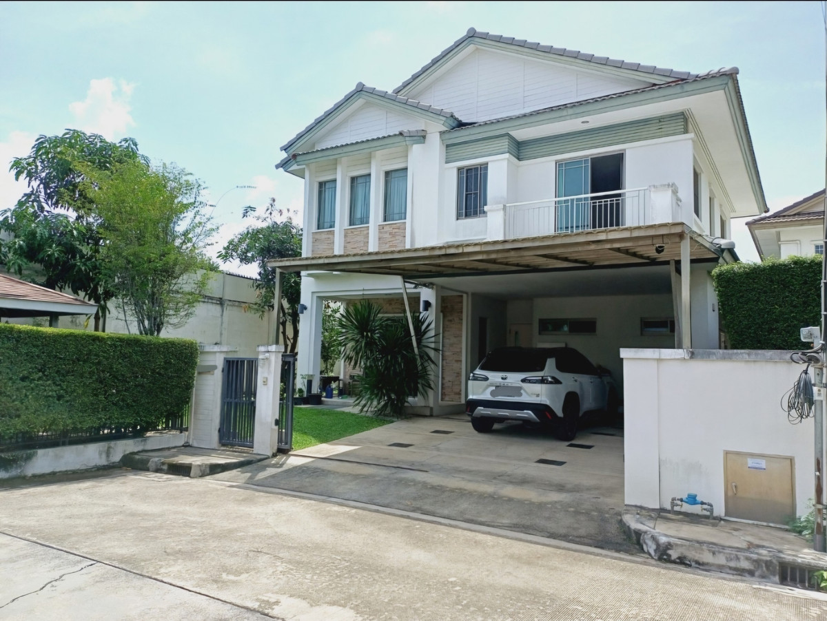 For RentHouseRama5, Ratchapruek, Bangkruai : Single house for rent, inside corner On Chaiyaphruek Road, new cut, connecting Ratchaphruek, Chaengwattana, near SISB Nonthaburi International School, Suankularb School. ,St. Francis Xavier School, Harrow International School, near Robinson Ratchaphruek