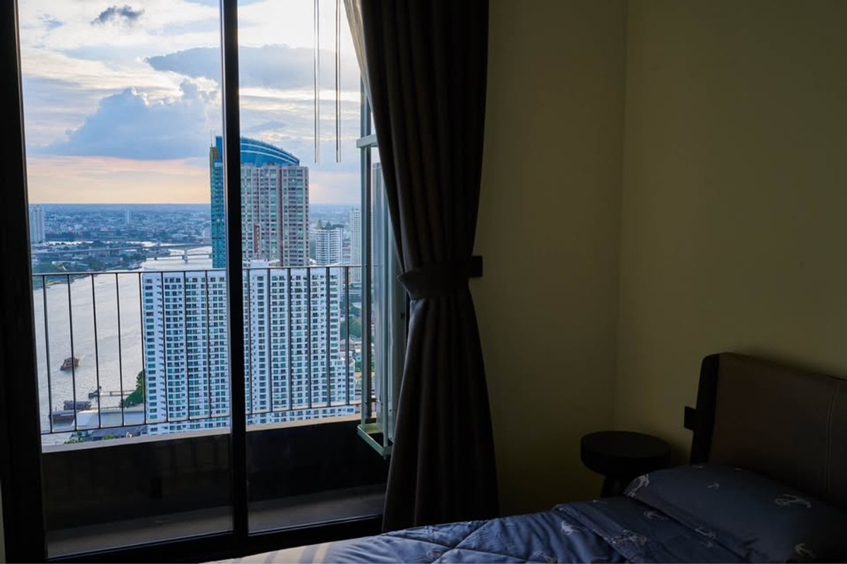 For SaleCondoWongwianyai, Charoennakor : Chapter Charoennakhon - Riverside / 2 Bedrooms (SALE WITH TENENT), Chapter Charoennakhon - Riverside / 2 bedrooms (sale and rent) PT029