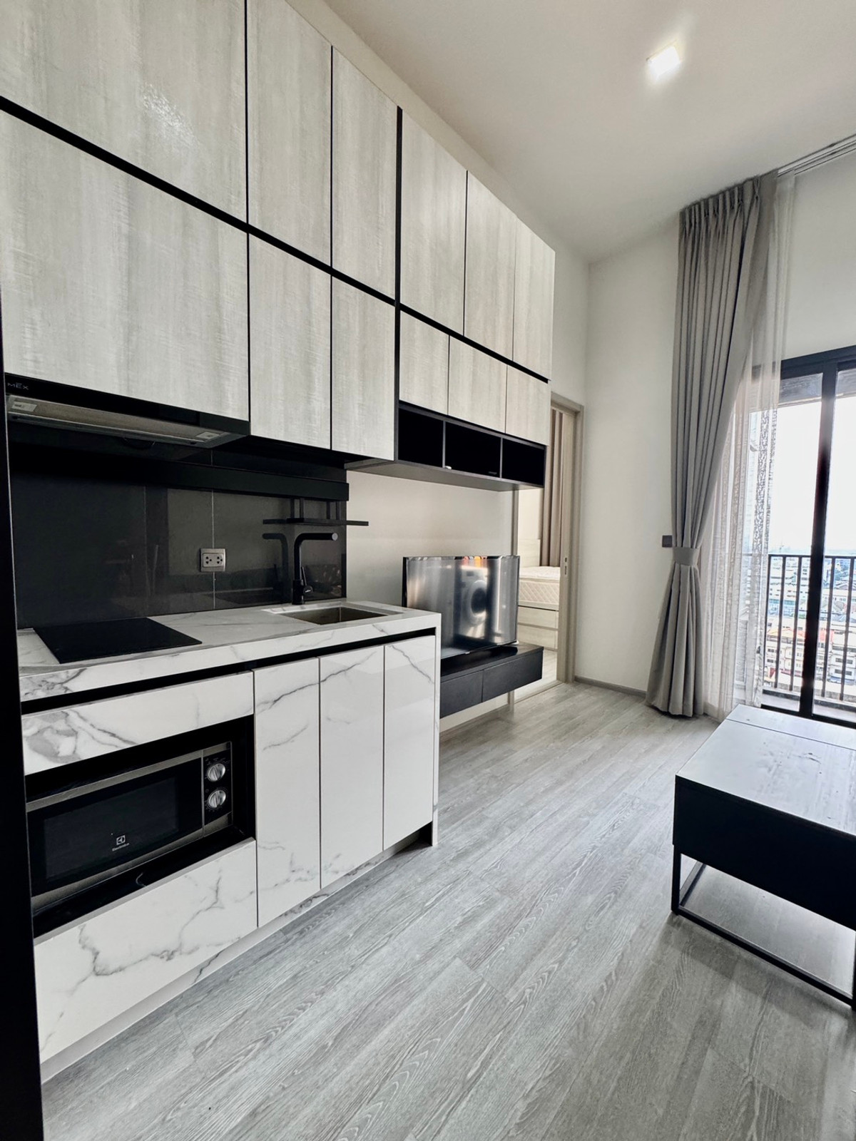 For RentCondoOnnut, Udomsuk : Condo for rent, The Line Sukhumvit 101, next to BTS Punnawithi (Rt-01)