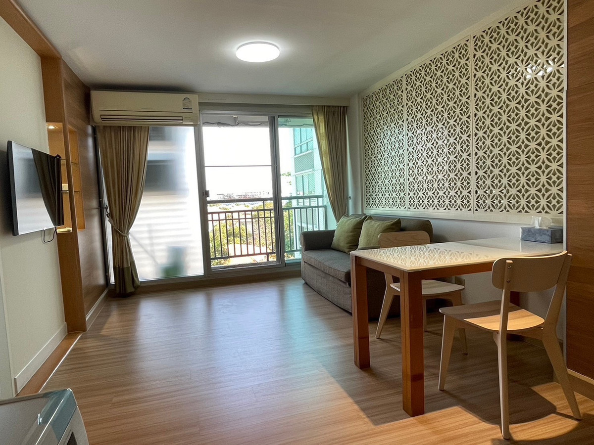 For RentCondoOnnut, Udomsuk : 🏢 For rent, Plus 67 Condominium, large room, beautifully decorated, ready to move in.